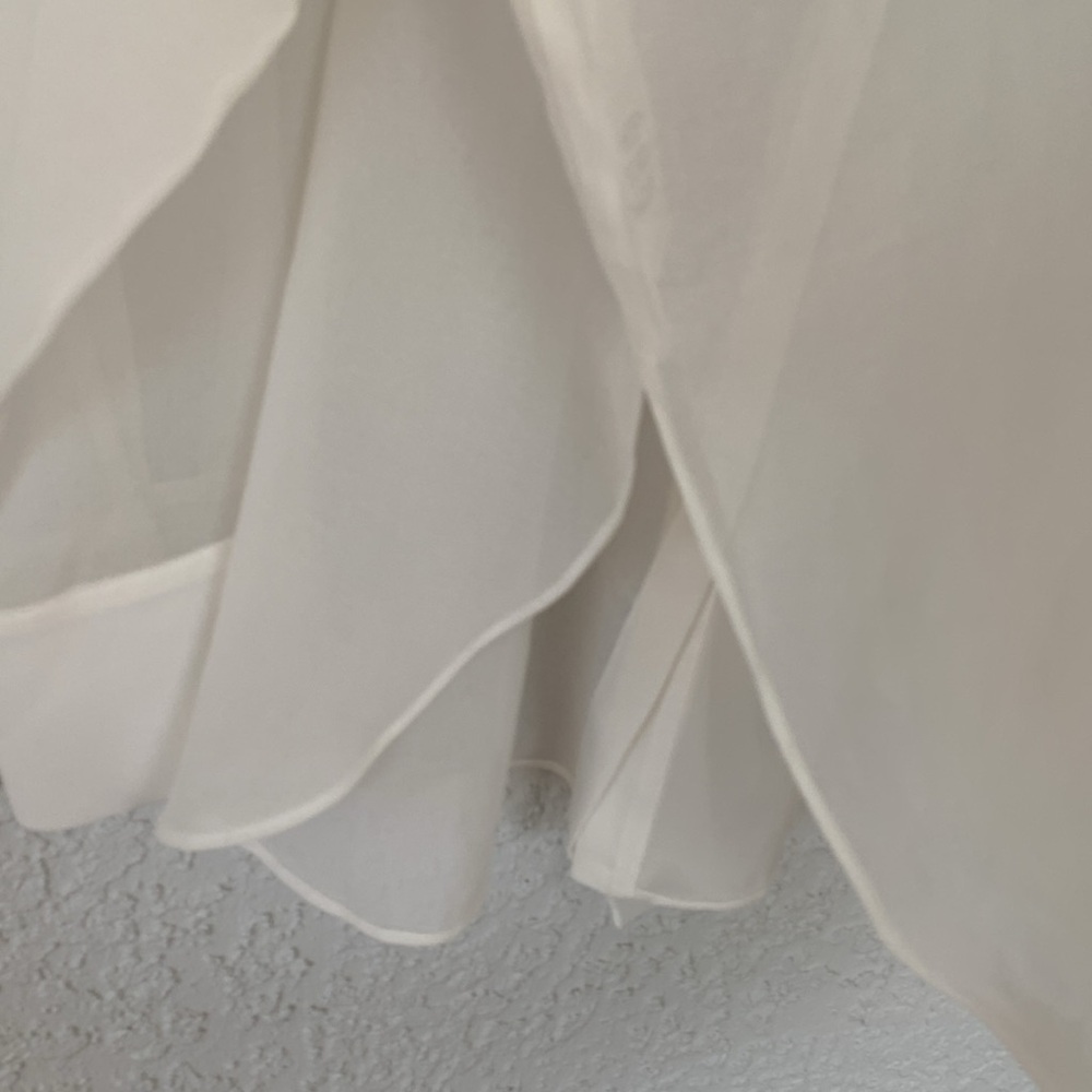 Wilfred Elegant White Ruffled Blouse size S - Picture 7 of 12